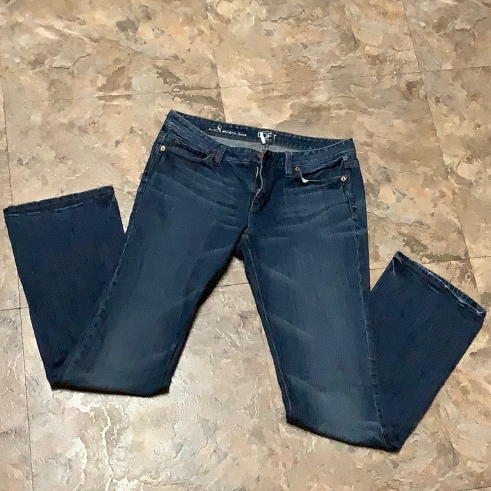 Ann Taylor Loft modern boot cut jeans